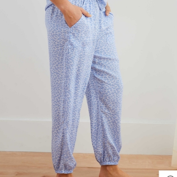 Aerie Satin Pajama Jogger Pant - Picture 2 of 6